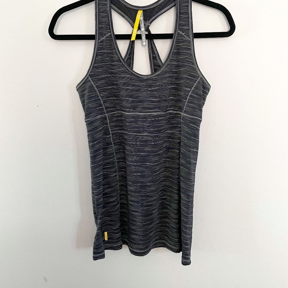 Lole Racerback Black And White Tank